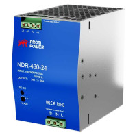 Источник питания Prompower ndr-480-24, на выходе 24 В DC, 20 а, 480 Вт. входное 85-264 В AC (120-370 В DC) NDR48024