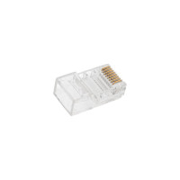 Коннектор сквозной (проходной) rj-45 (8p8c) cat.5e, покрытие 3мкд, универ. ножи (упк.50шт) Ripo 003-400035/50