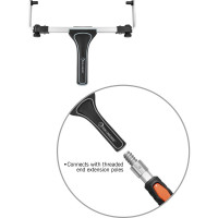 Бюгель, ручка для валика Adjustable Roller Frame 300-457 мм, диаметр заглушек 38 мм, 2 шт в комплекте, с резьбовым соединением Rollingdog 30106