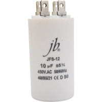 Конденсатор пусковой JB Capacitors 10мкФ, 450В, 40x70, JFS-12 (CBB60-A) (клеммы) JFS12A6106J000000B-81