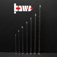 Винтовые оцинкованные гвозди BOWT 3,4x70, 200 шт. C03721