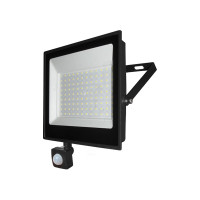 Светодиодный прожектор IONICH тм iflsled-dob-дд-100-865-bl-ip65 с инфракрасным датчиком движения 1495