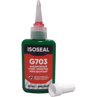 Анаэробный неразборный фиксатор резьбы Isoseal G703, красный, 50 мл 7031007