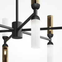 Подвесной светильник MAYTONI memory 12хg9x28w металл черный MOD177PL-12G