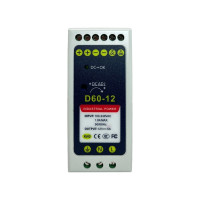 Промышленный блок питания ComOnyx 12В, 5А, 60 Вт с креплением на din рейку, co-d60-12 200-046