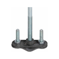 Фасадный держатель молниепроводника Protectpro 8-12мм H=120мм, оцинкованный 4017