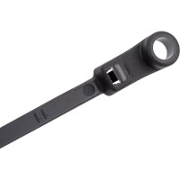 Нейлоновая стяжка Fortisflex КСО 5x300 мм, черный, 100 шт. 90335