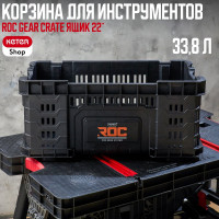Ящик для инструментов Keter ROC GEAR CRATE 22, 33.8 L 257191