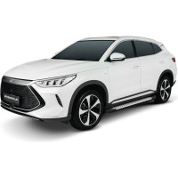Пороги на автомобиль Rival "Bmw-Style круг" для BYD Song Plus I рест. 2023-н.в. D180AL.0701.1