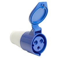 Розетка переносная STEKKER ST-223 32А 220В2P PE IP44, RST32-223-4 49439