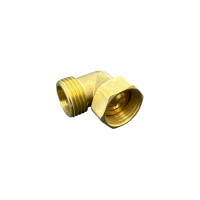 Угол 90 градусов GRIALE с накидной гайкой 1/2" Гайка х 1/2" штуцер латунь для внутренней разводки воды DK-421