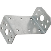 Крепежный угол Z-образный КРЕПКО-НАКРЕПКО оцинкованный 35x70x55x1,8 78988