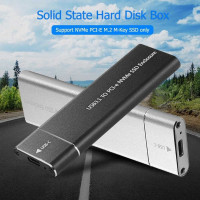 Корпус PALMEXX для M.2 M-key NVMe PCI-e SSD, USB-C 3.1, чёрный PX/SSDB-NVME-BLK