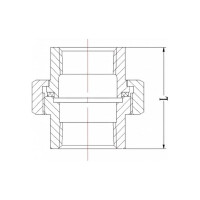 Американка AV Engineering 3/4", вн-вн, оцинкованная, 2 шт AVEC520000034