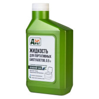 Жидкость для нижнего бака биотуалета ТМ 0.5 л (зеленая) Друг LLT05