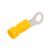 Наконечник кабельный КВТ кольцевой изолированный НКИ 6.0-5 серия EasyFix (100шт/уп) 90896