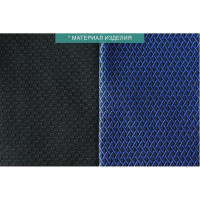 Чехлы на сиденья DEFLY Lada 2107, 1982-2012, дополнительная боковая поддержка, жаккард черный/синий V012-D4