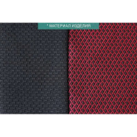 Чехлы на сиденья DEFLY ГАЗель Бизнес, 2010-2017, дополнительная боковая поддержка, жаккард черный/красный G014-D3