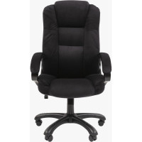 Кресло CHAIRMAN Home 600 ткань Т-84 черный 00-07158676
