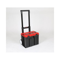 Кейс инструментальный системный Einhell E-Case L внутренние размеры 415x273x320 мм, до 120 кг, колеса, выдвижная ручка 4540014