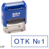 Стандартный штамп GRM 4911 p3 3.297 отк n1 (рамка) 110491300-3297