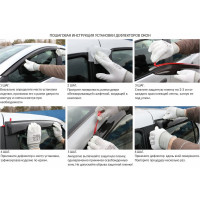 Дефлекторы окон DEFLY Lexus LX470 (J100), 1998-2007 VT036Lexus