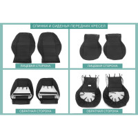 Чехлы на сиденья DEFLY Kia Seltos (SP2), 2019-н.в., жаккард Kia9-2