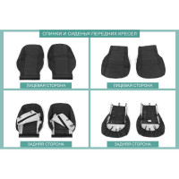 Чехлы на сиденья DEFLY Honda Freed (GB5, GB6, GB7, GB8), 2016-н.в., 5 мест, жаккард Hon15-5-2