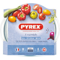 Кастрюля PYREX ESSENTIALS 3.2л 23см круглая с крышкой 208A000N/2022