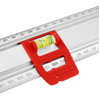 Линейка разметочная vertextools PROFI 120 см, ручка ABS, скользящие блоки с колбами 3046-19