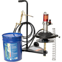 Пневматический нагнетатель смазки SIPL на ведро 20л. с тележкой GZ-7