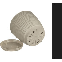 Горшок для цветов Idiland Botanica 1,7 л, с поддоном, бежевый 231600227/00