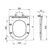 Сиденье для унитаза Comfort X1 AV Engineering AVWHR203X1C