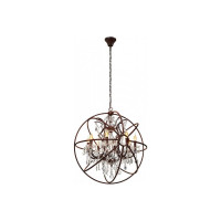 Подвесная люстра LOFT IT Foucaults Orb Crystal LOFT1897/8