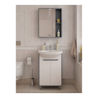 Тумба Teymi Aina 60 белый/графит T60004 ЦБ-00266289