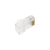 Коннектор сквозной (проходной) rj-45 (8p8c) cat.5e, покрытие 3мкд, универ. ножи (упк.50шт) Ripo 003-400035/50