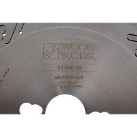 Диск пильный универсальный 250x2.4x30 мм, 36T, A=18° ATB+SHEAR WOODWORK 31.250.36