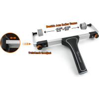 Бюгель, ручка для валика Adjustable Roller Frame 300-457 мм, диаметр заглушек 38 мм, 2 шт в комплекте, с резьбовым соединением Rollingdog 30106