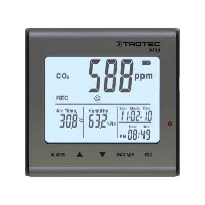 Логгер качества воздуха температура/влажность/СО2 TROTEC BZ30 3510205015