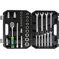 Набор инструментов СИБРТЕХ 1/2", пластиковый кейс, 32 предмета 13393