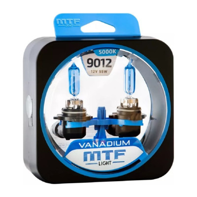 Галогеновая лампа MTF Light Vanadium HIR2 9012 12В, 55 Вт 55513 HVN12H2