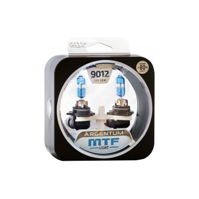Галогеновая лампа MTF Light Argentum+80% HIR2 9012 12В, 55Вт 55147 H8A12H2