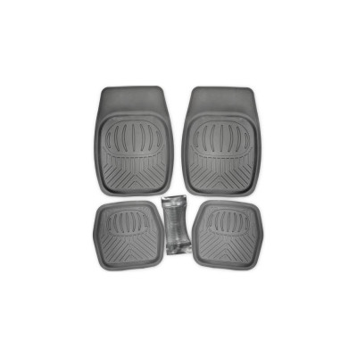 Коврик для салона SKYWAY Rain-2 5пр. ванночка, полиуретановый, серый S01702050