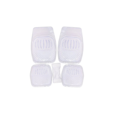 Коврик салона SKYWAY Rain-1 5 пр. ванночка виниловый прозрачный S01702043