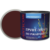 Простокрашено! Грунт-эмаль по ржавчине 3в1 шоколадная 1.8 к 85170