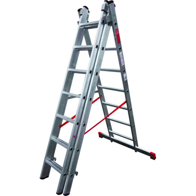 Трехсекционная лестница Новая Высота ПРОФ 3x7 604307