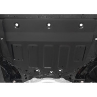 Защита картера и КПП Rival для Mazda 3 BP АКПП V - 1.5 120/150 л.с. 2019-н.в., сталь 111.3827.1