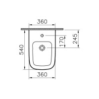 Подвесной унитаз Vitra Metropole 56 см с функциями 7672B003-1687
