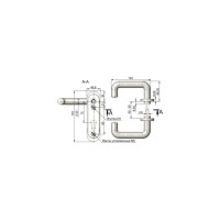 Ручка на планке CRIT Р72-4948У-Чш 05518