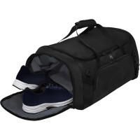 Рюкзак-сумка Victorinox VX Sport Evo 2-in-1 BackpackDuffel чёрный, полиэстер, 65x37x28 см, 57 л 611422